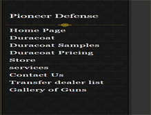 Tablet Screenshot of pioneerdefense.com